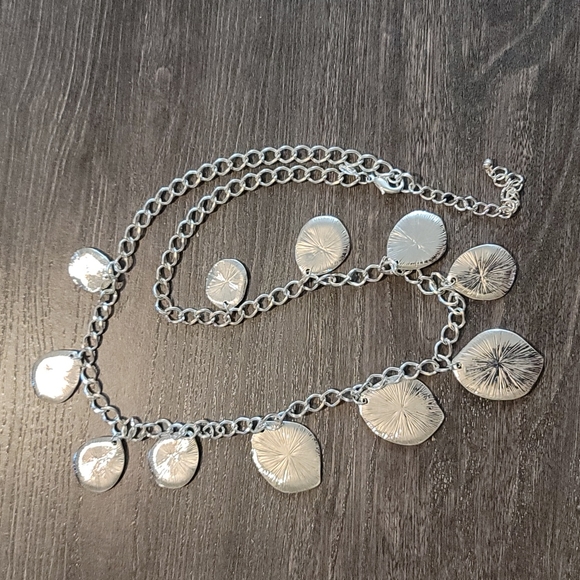 Jewelry - Silver Necklace with Matching Earrings